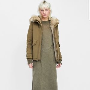 Zara Hooded Down Parka